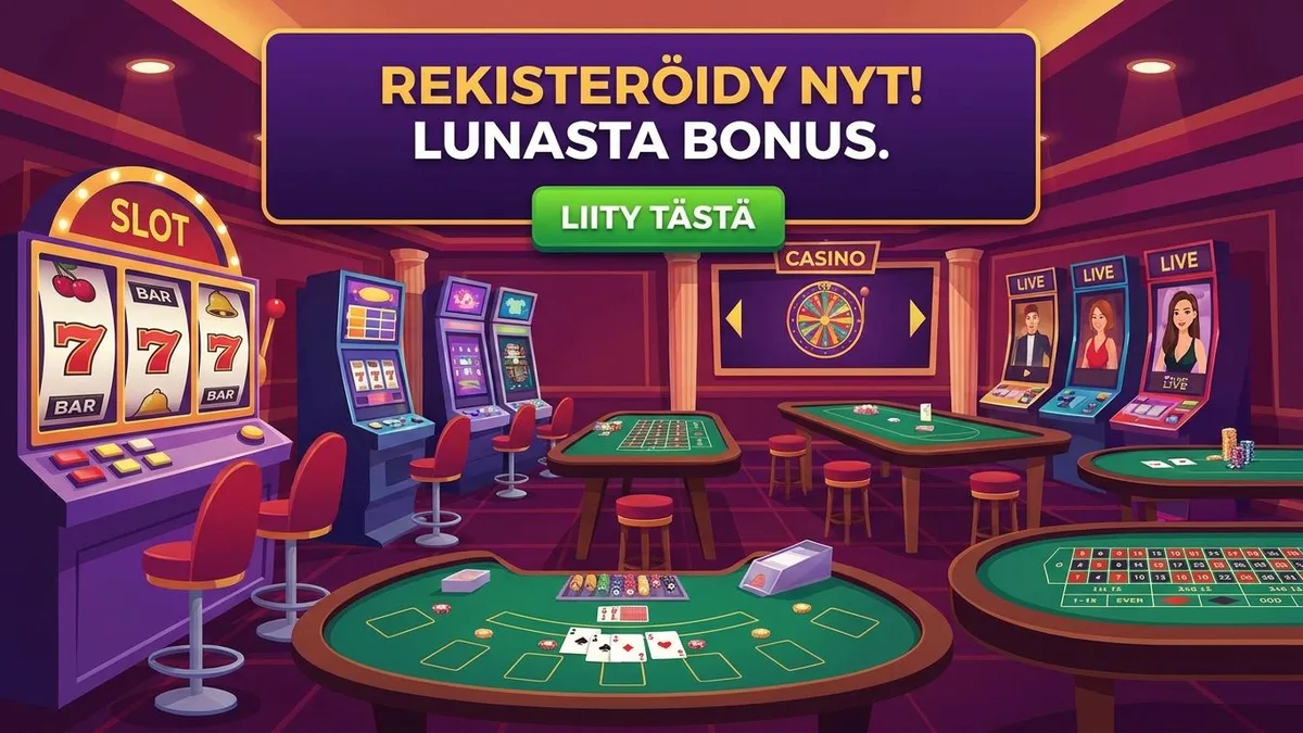 Rekisteröidy bonuksella
